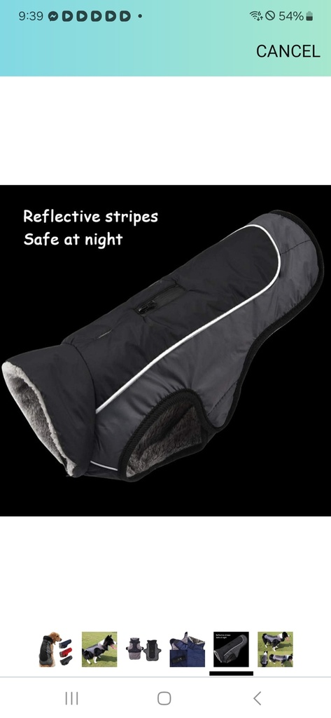 Dog Jacket Fleece Collar Dog Coats Winter Jacket Windproof Waterproof Reflective Cozy Cold Weather Dog Coat Dog Apparel Dog Vest Snowsuit Outdoor Clothes