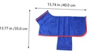 GREENADSCAPE Dog Cat Pet Bathing Towel Quick Dry Super Absorbent Comfortable Cozy Bathrobe Blue