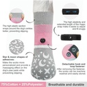 Anti Slip Dog Socks Double Sided Paw Protecters XS Pink 6 Socks Hot Cold