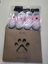 Anti Slip Dog Socks Double Sided Paw Protecters XS Pink 6 Socks Hot Cold