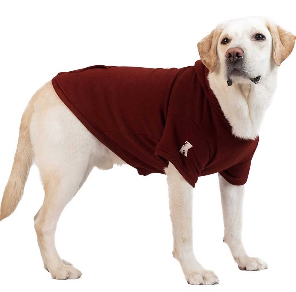 Brand: Koneseve 4.5 4.5 out of 5 stars (636) Koneseve Dog Hoodie Fleece Dog Clothes Warm Sweater with Hat for Medium Large Dogs Cat Hooded Shirt Kitten Pet Basic Sweatshirt with Pocket Doggie Soft Winter Coat Apparel (Red; 4XL)