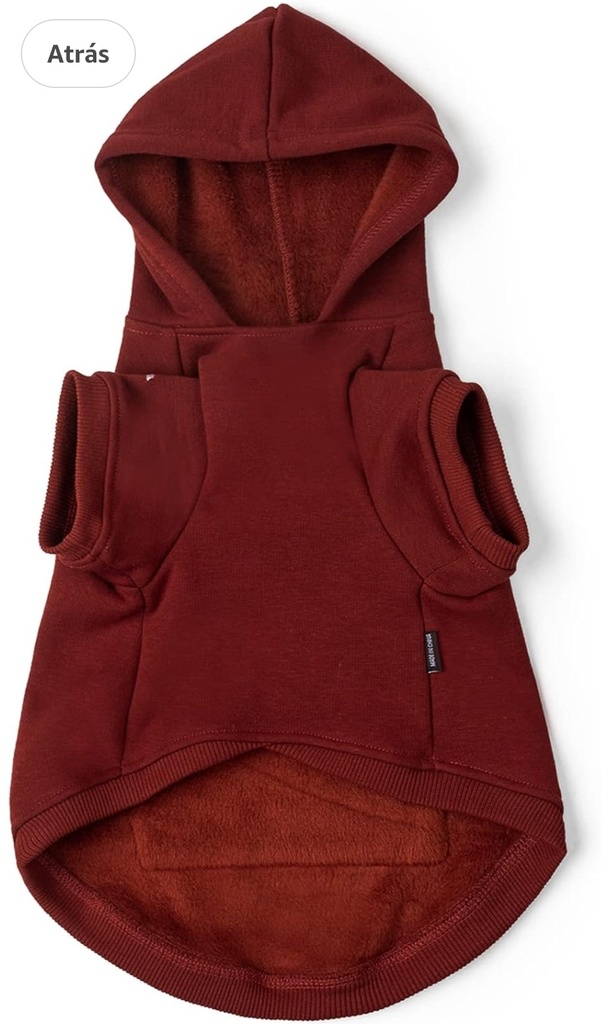 Brand: Koneseve 4.5 4.5 out of 5 stars (636) Koneseve Dog Hoodie Fleece Dog Clothes Warm Sweater with Hat for Medium Large Dogs Cat Hooded Shirt Kitten Pet Basic Sweatshirt with Pocket Doggie Soft Winter Coat Apparel (Red; 4XL)