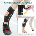 Knuckle-Free Dog Boots, Durable Dog Rear Leg Boots, Ideal for Neurological Problems, Fce, Dm, and Paw Knuckles, Front Dog Leg Splint, Support for
