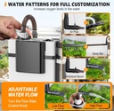 Hang On Back Aquarium Filter for Fish Tank Ultra Quiet Filter, Powerful Filter
