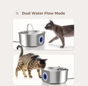 Neareal  Stainless Steel Pet Water Fountain