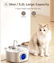 Neareal  Stainless Steel Pet Water Fountain