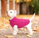 ASENKU Windproof Winter Coat - Waterproof Jacket, Warm Vest for Dogs, Cold Weather Pet Apparel With 2 Layers Fleece Lined for Small Medium Large Dogs (Pink, L)