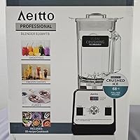 Aeitto Blender, Blenders for Kitchen with 1500-Watt Motor, 68 Oz Large Capacity, Professional Countertop Blenders for Ice Crush, Frozen Drinks, Silver