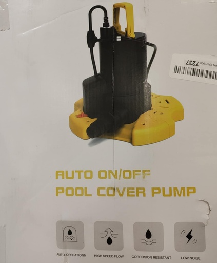 Automatic Swimming Pool Cover Pump 1/4 HP 2800GPH Submersible 29.5FT power cord