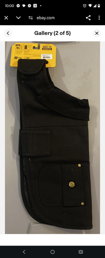 Carhartt - Firm Duck Insulated Dog Chore Coat Jacket - Medium - Black