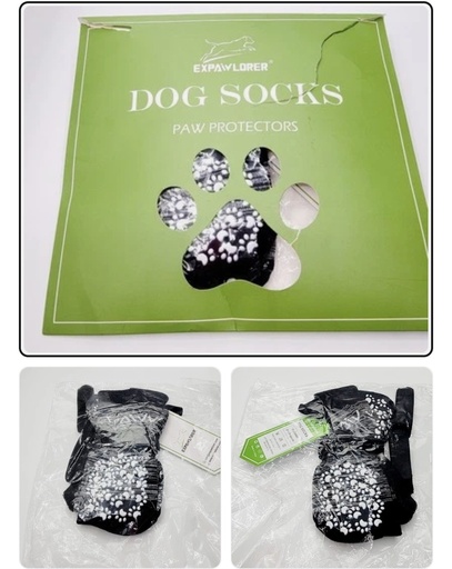 EXPAWLORER Black Dog Socks D DLS Thift (101) 100% positive feedback